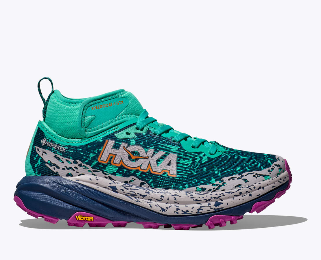 Women Speedgoat 6 Mid Gtx Electric Aqua / Midnight