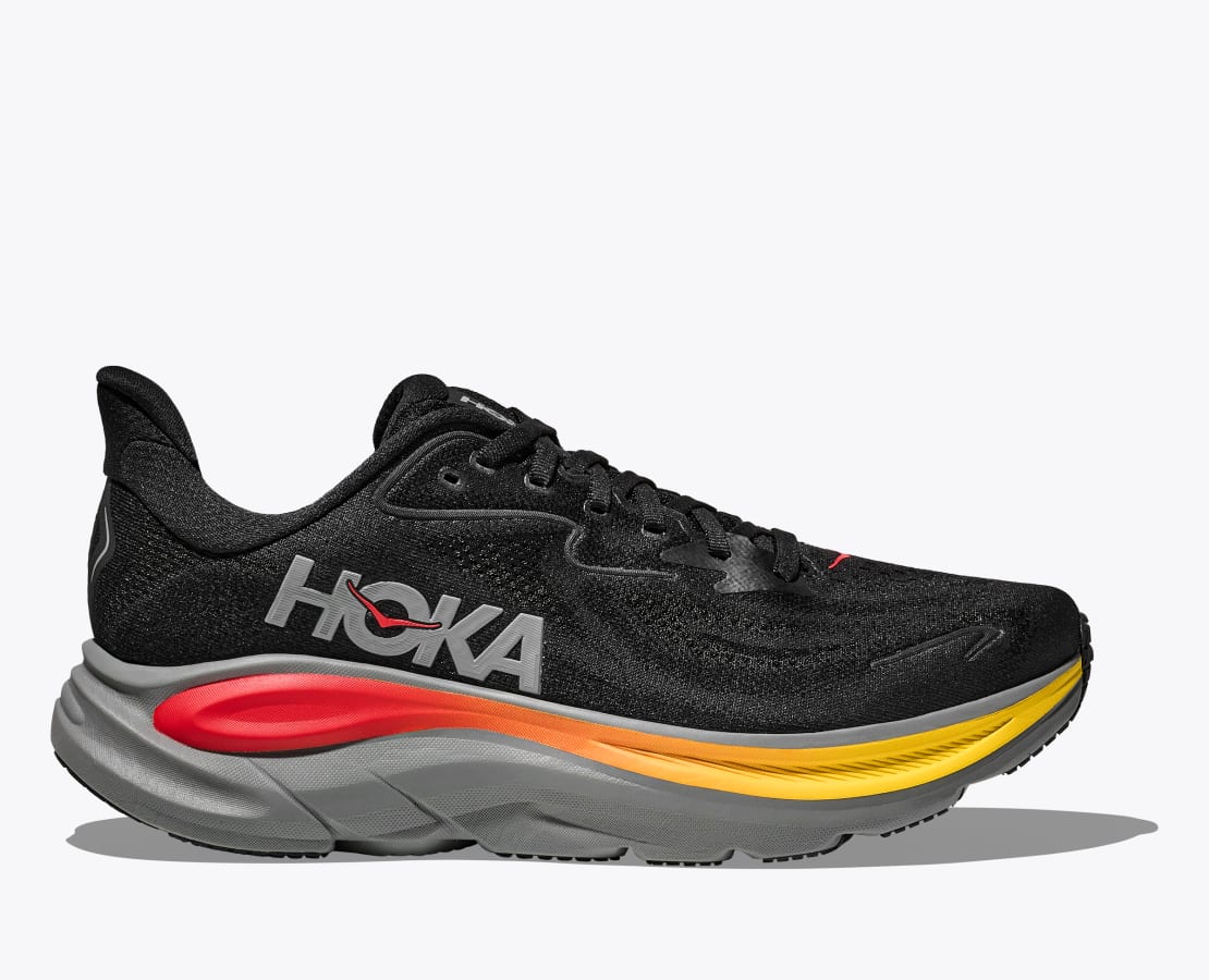 Men Clifton 10 Black / Galactic Grey
