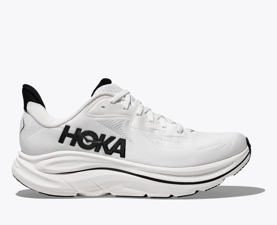 Men Clifton 10 White / Black