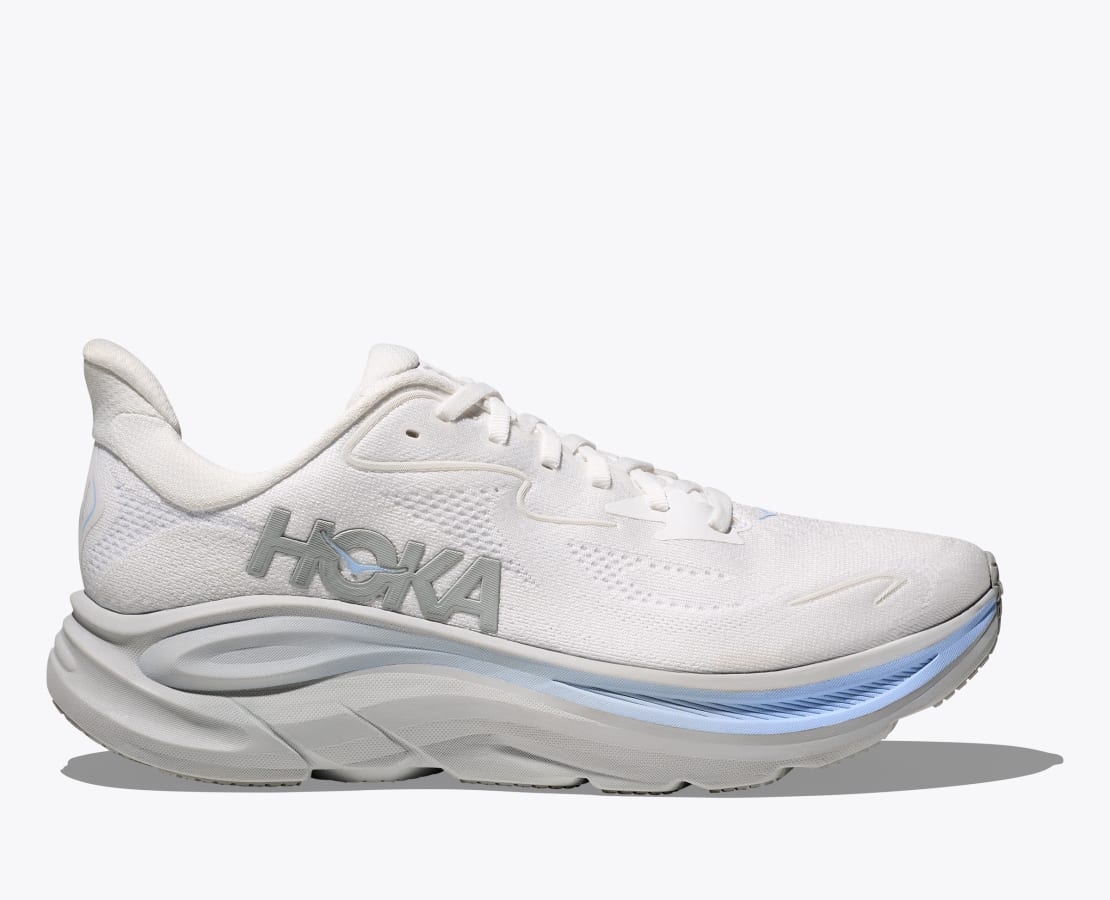 Men Clifton 10 White / Glacier Blue