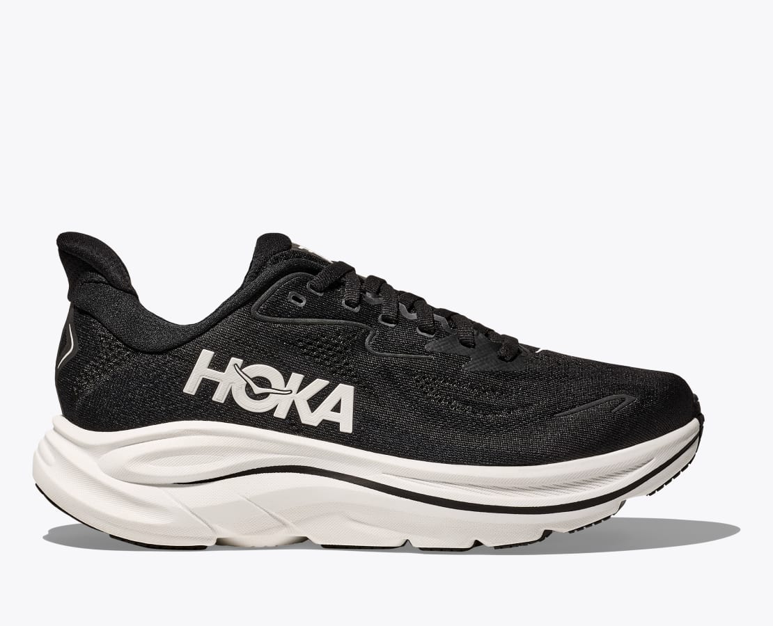 Women Clifton 10 Black / White