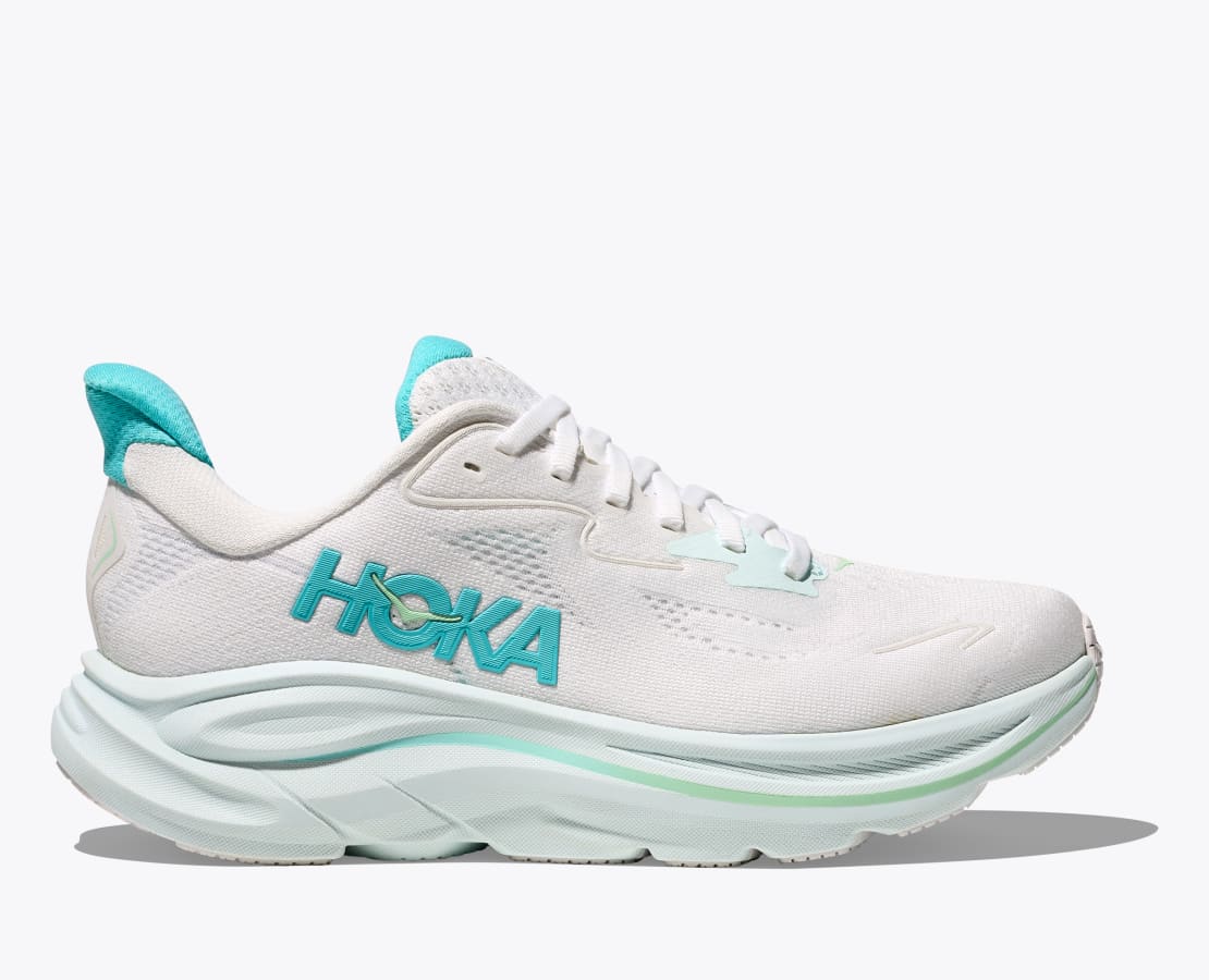Women Clifton 10 White / Cielo Blue
